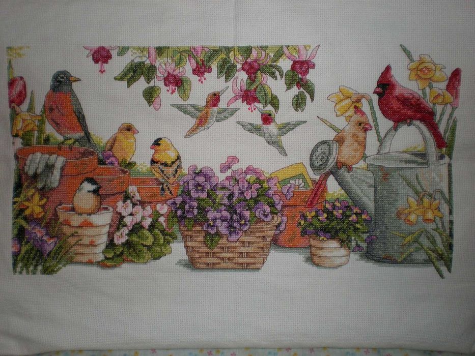 Trabalhos em ponto cruz por encomenda