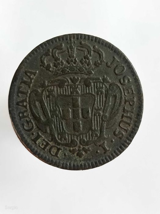 Moeda Portugal D. José 1  5 reais 1766 Лот 221