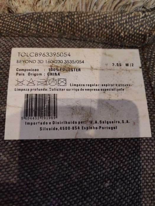 Tapete de Sala de 230x160