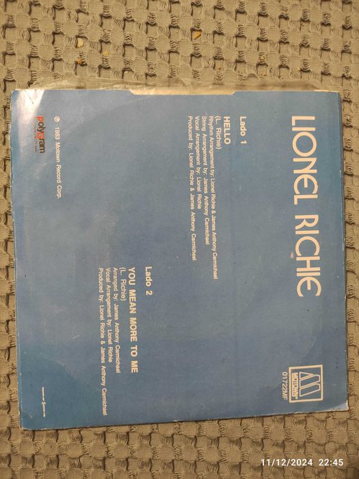 Disco vinil Lionel Richie
