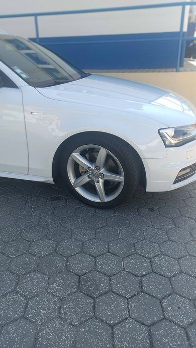 Vendo jantes Audi, jante 18, pneus frente completamente novos,