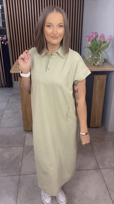 Sukienka polo Wiya . 7 kolorów !!