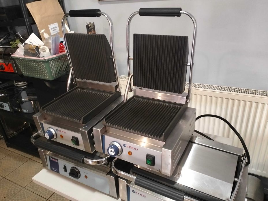 Grill kontaktwy gastronomiczny Ryflowany Hendi