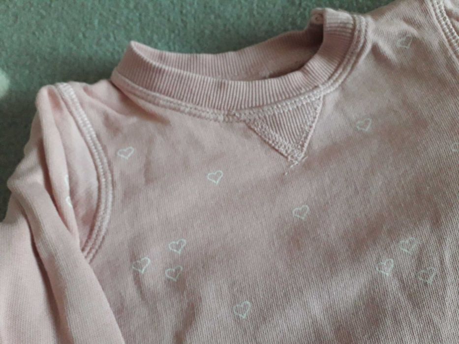 Bluza w serduszka H&M 68