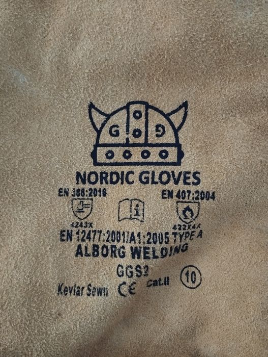 Rękawice spawalnicze skórzane