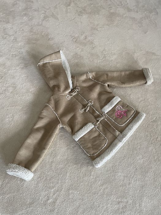 Casaco de pele 4 anos muito quentinho