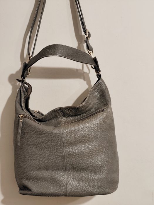 Skórzana Shopperka do ręki i na ramię NYPD