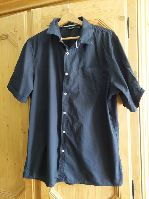 Koszula męska z krótkim rękawem Livergy r.XL