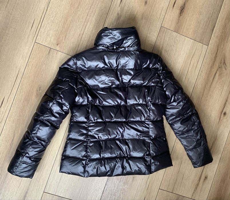 Kurtka czarna lakierowana błyszcząca ZARA 38