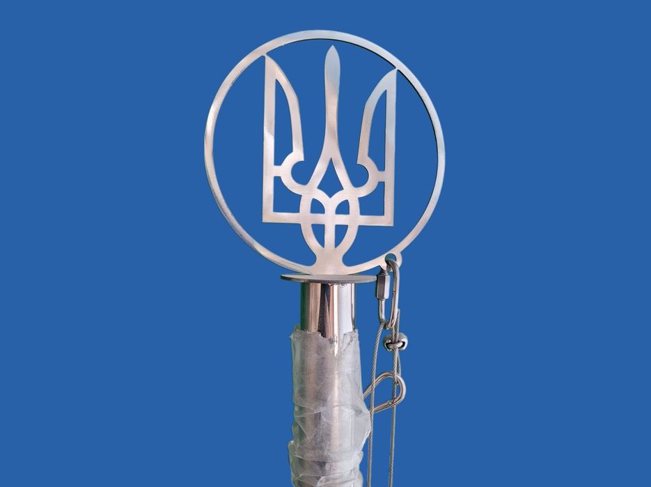 Флагшток на могилу з нержавіючої сталі