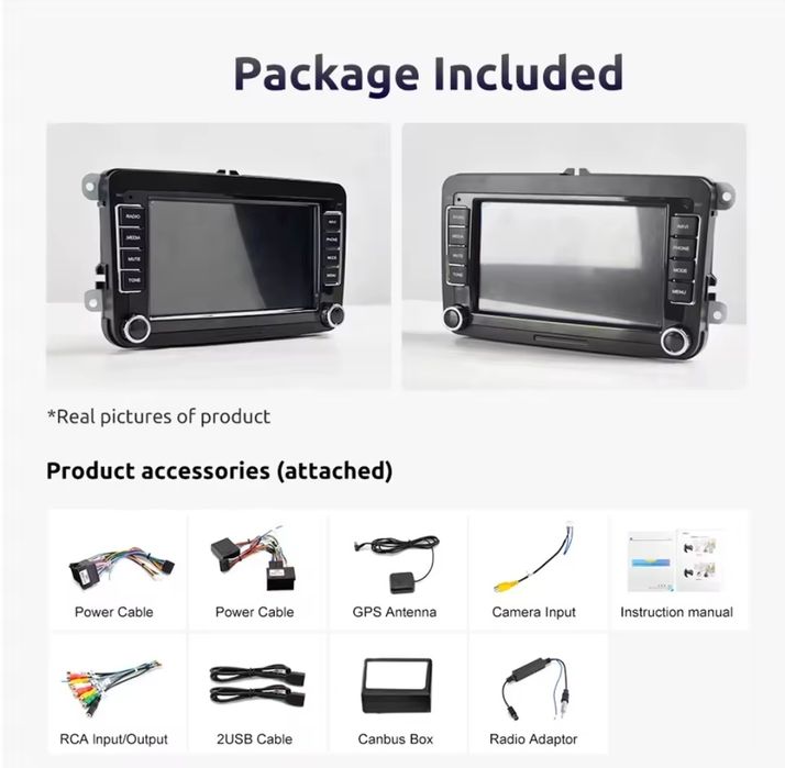 Radio Android VW Passat Golf Touran Polo EOS Skoda Octavia Superb Seat