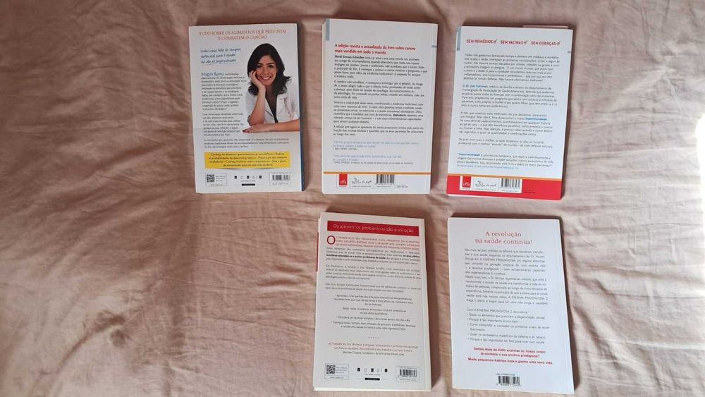 Livros anti-cancro, probióticos e imunidade