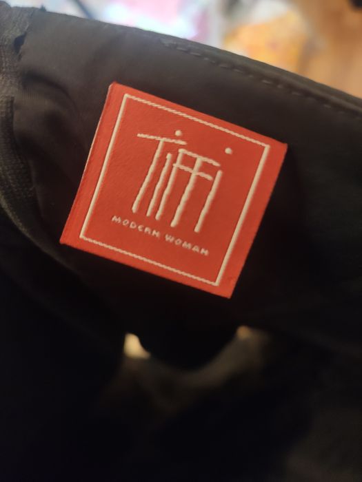 Sukienka Tiffi biało czarna