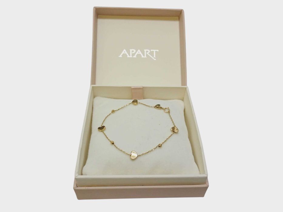 Cudowna złota bransoletka p333 1,14g