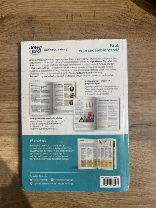 Podręcznik „Krok w przedsiębiorczość”