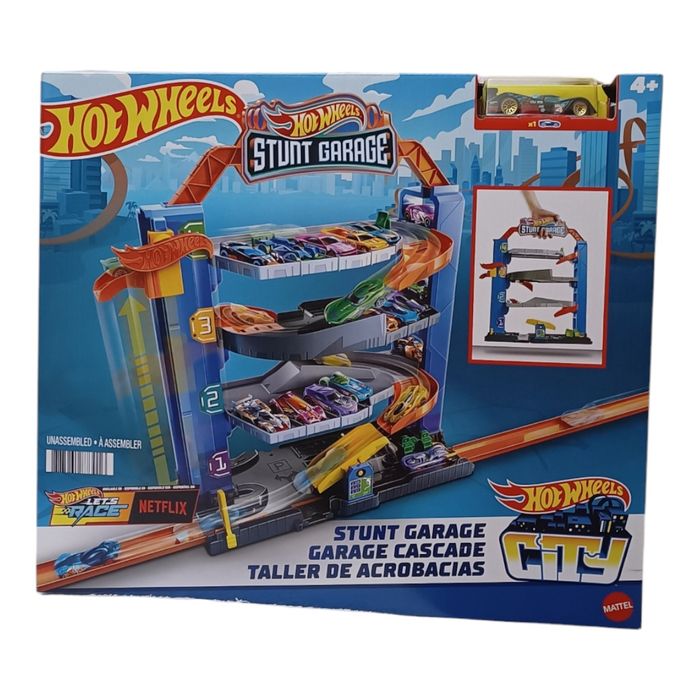Hot Wheels гараж з ліфтом 4 поверхи іграшка оригінал