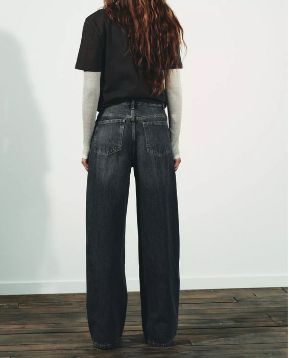 Джинси wide leg Zara 38