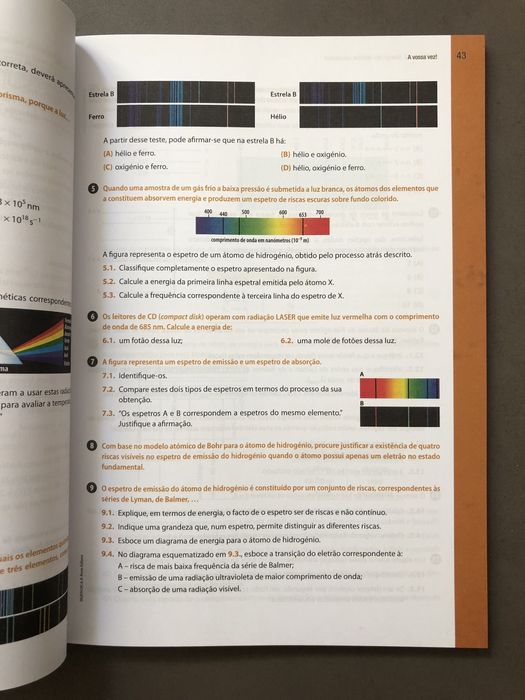 Caderno de Atividades - Há Quimica entre nós - 10° ano, FQA