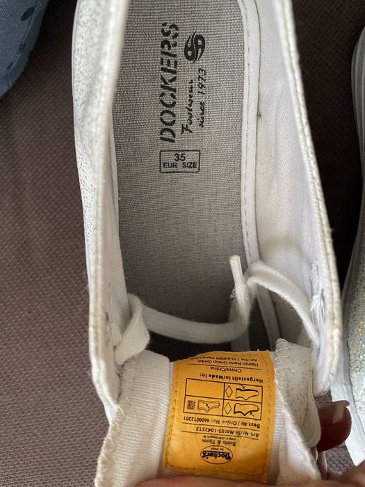 Фірмові кеди на дівчинку, Dockers, 34, 21 см