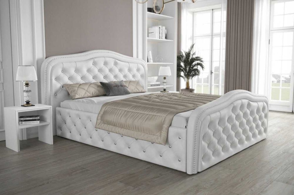 Łóżko tapicerowane Chesterfield LONDON 140/160/180/200x200 lub 220