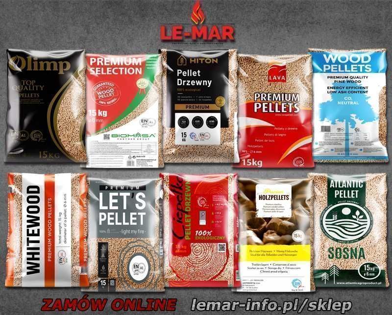 BRYKIET DRZEWNY RUF/NESTRO (sosna,buk,dąb) z Dostawą, Pellet A1