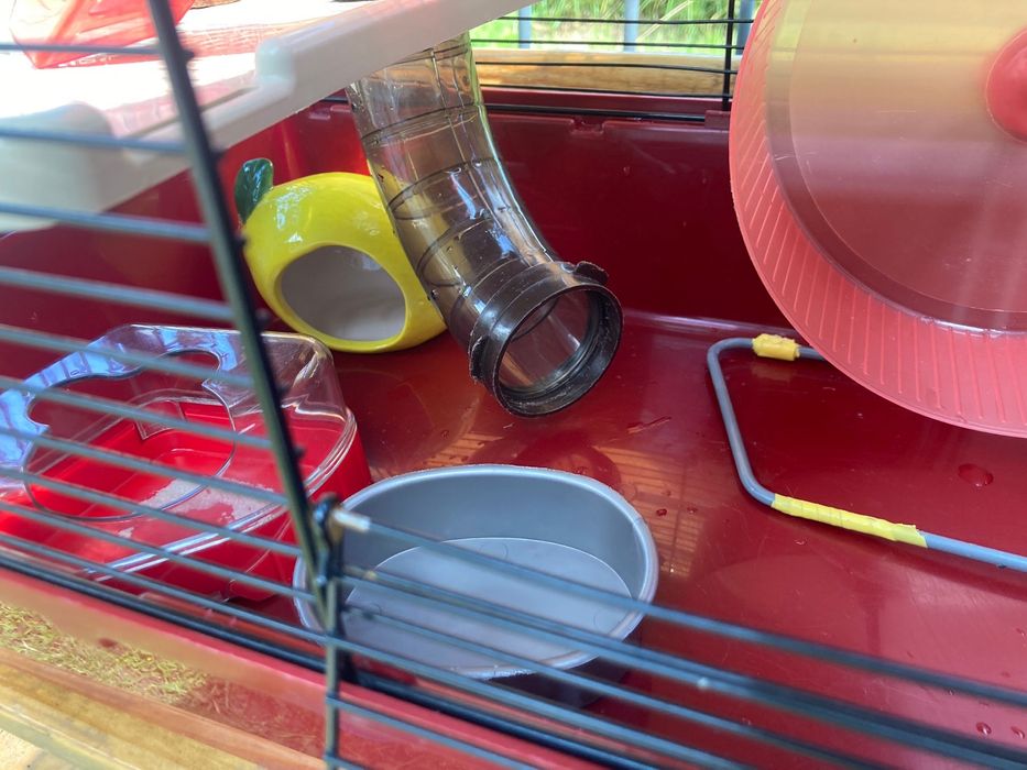 Klatka dla gryzoni z akcesoriami