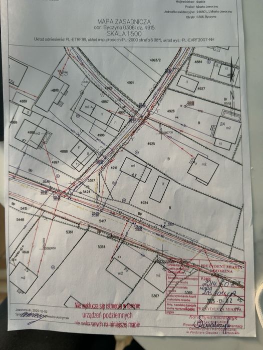 Działka budowlana 1100 m² – Jaworzno Byczyna Koźmin - Widok 4