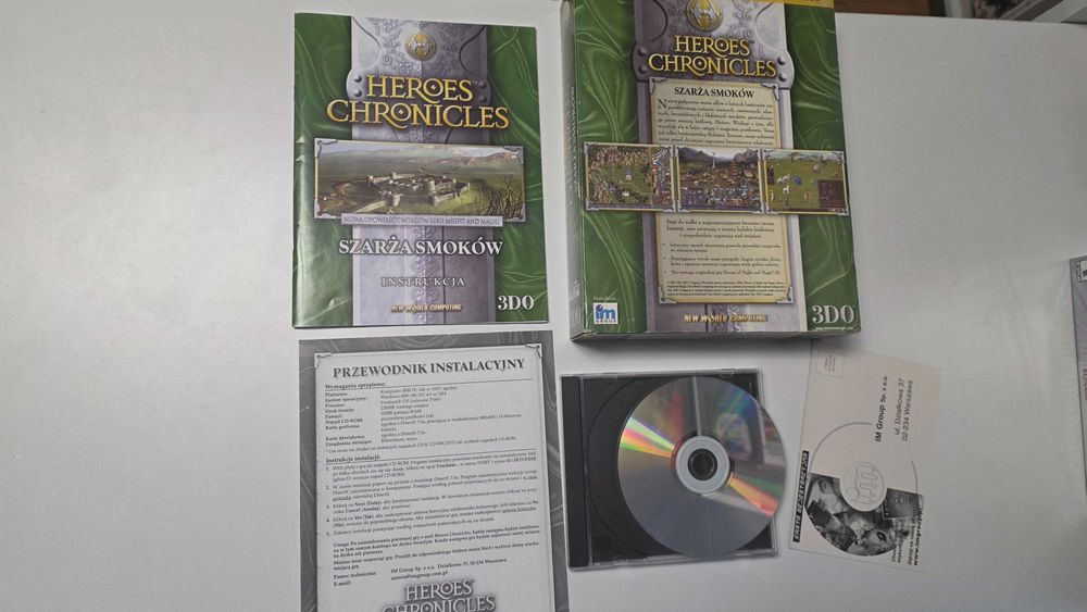 PC Heroes of might & magic chronicles Szarża smoków PL wydanie polskie
