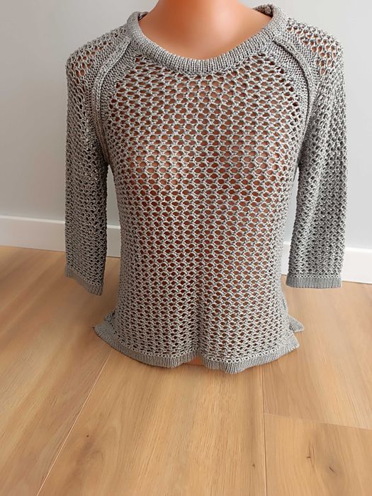 Ażurowy sweterek rozmiar M