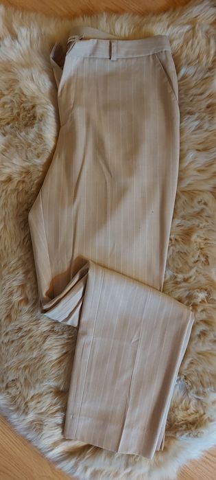Spodnie chinosy eleganckie 7/8 kant do kostek stradivarius S m