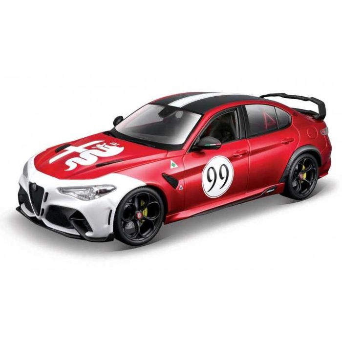 Bburago ALFA ROMEO GIULIA GTAm nr99 MET RED, w skali 1:18 Burago
