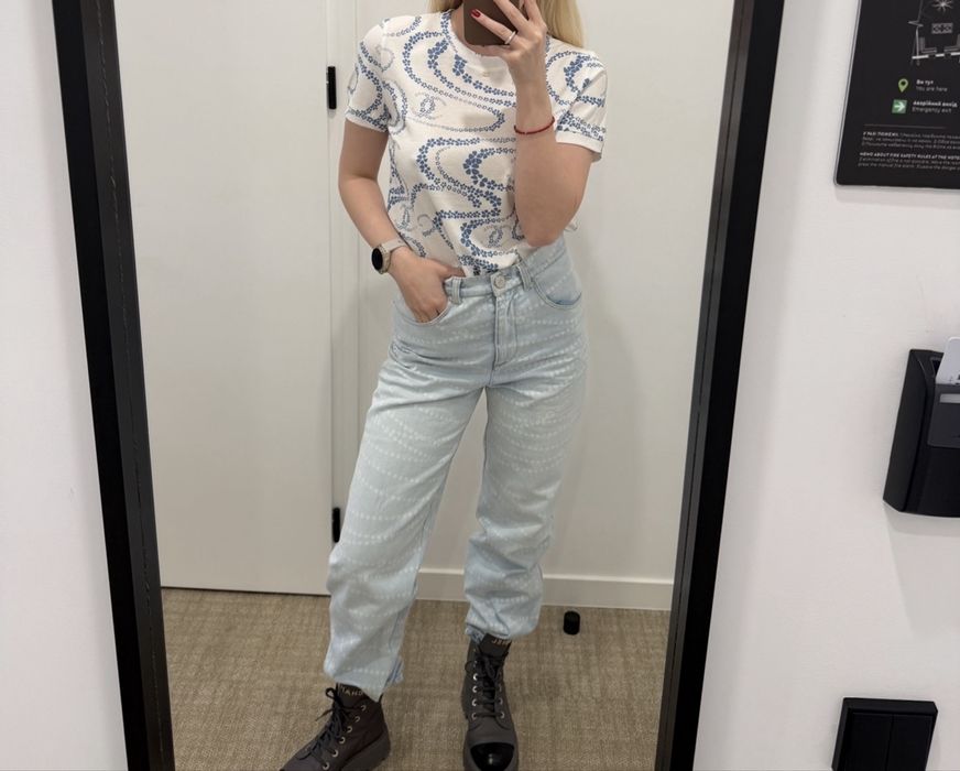 Джинси chanel pear print
