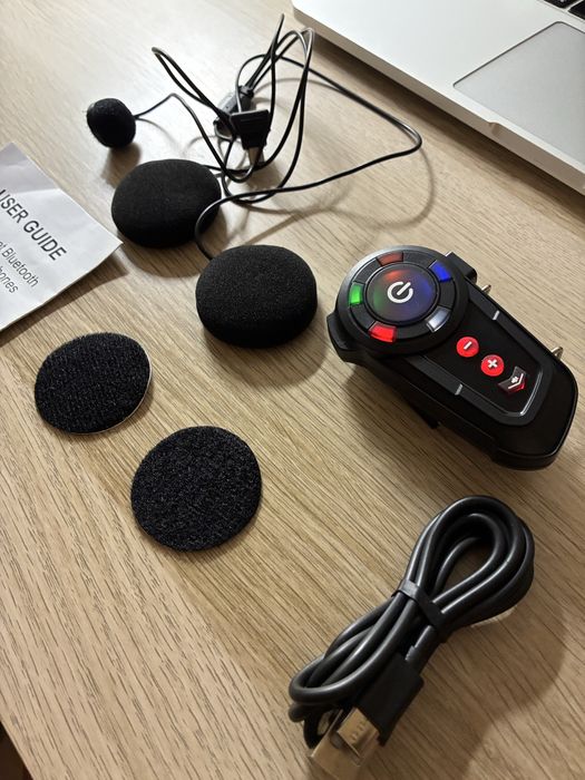 Intercomunicador Bluetooth para capacete de mota