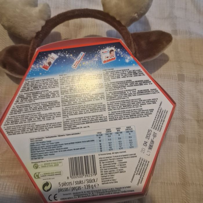 Kinder mix Christmas gifts