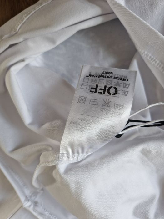 Nowa koszulka damska biała 2xl xl Off white  bawełna slim Fit metki pr