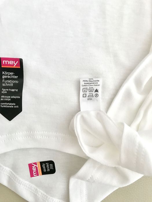 MEY, Майки чоловічі з преміальної перуанської 100% бавовни Pima Cotton