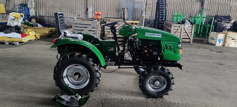 Мототрактор КЕНТАВР 160 Просторное место водителя рег. колея Фреза 120