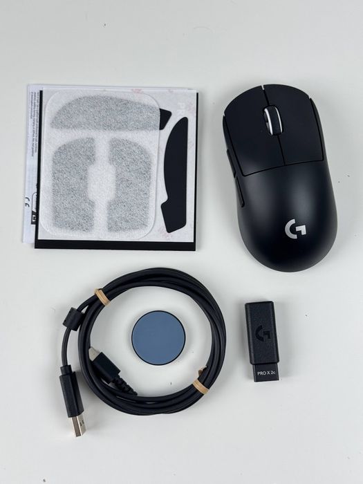 Бездротова оптична миша Logitech G PRO X Superlight 2c Black - ультралегка, частота опитування 8000 Гц, швидкість відстеження 888+ IPS, 44 000 DPI