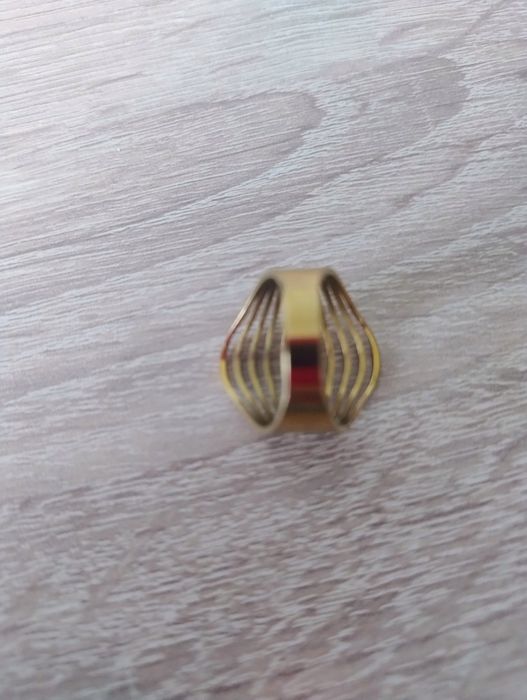 Pierścionek złoty stal 20-21 mm