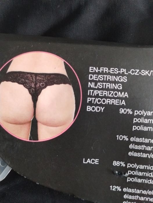 Stringi invisible thong damskie XL