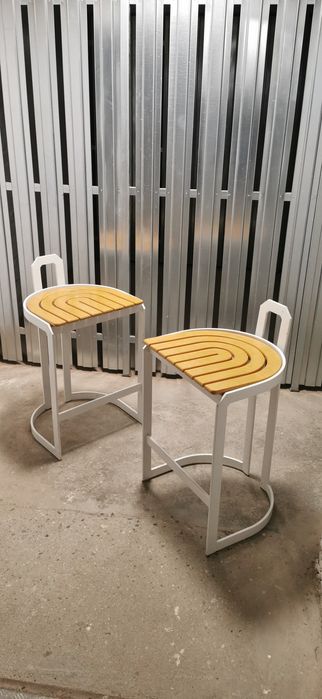 Hokery barowe firmy Allmilmö, 80' Vintage