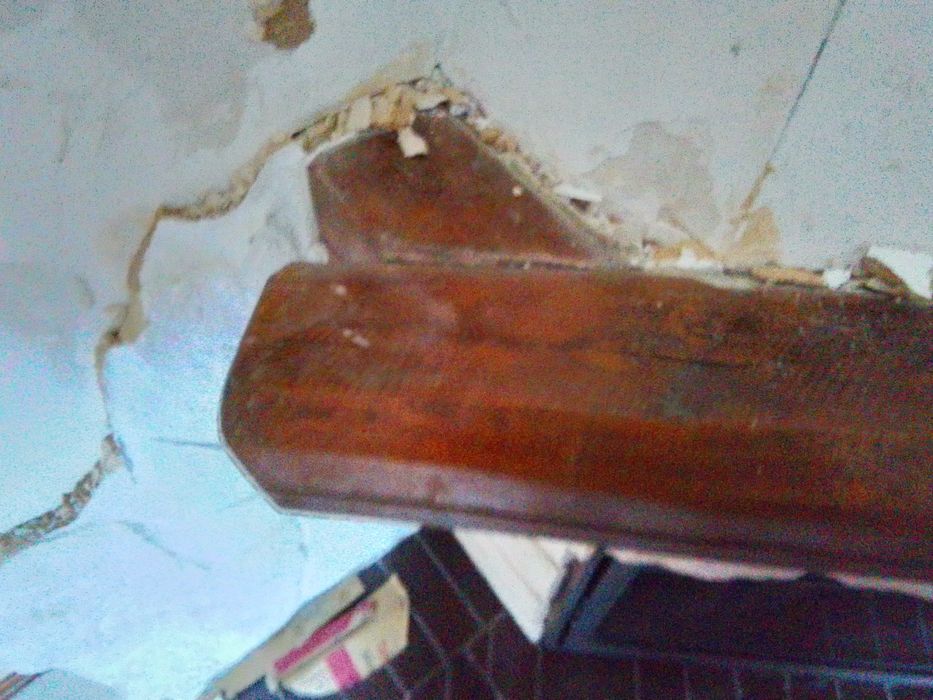 Drewniana belka do kominka Stare drewno z klimatem