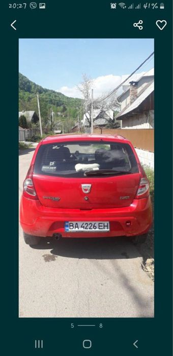 Авто Dacia Sandero 2009