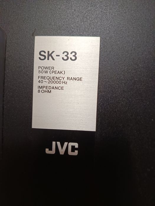 Sistema som vintage JVC rádio cassete e gira discos