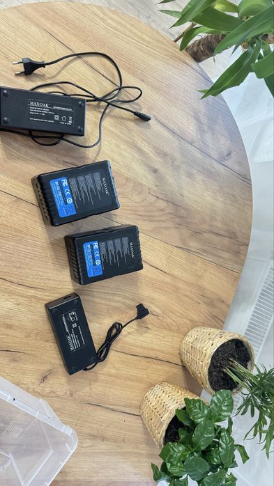 Akumulator/Bateria V-Mount MAXOAK  158Wh + 2 ładowarki