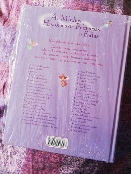 Livro infantil as minhas  histórias de princesas e fadas