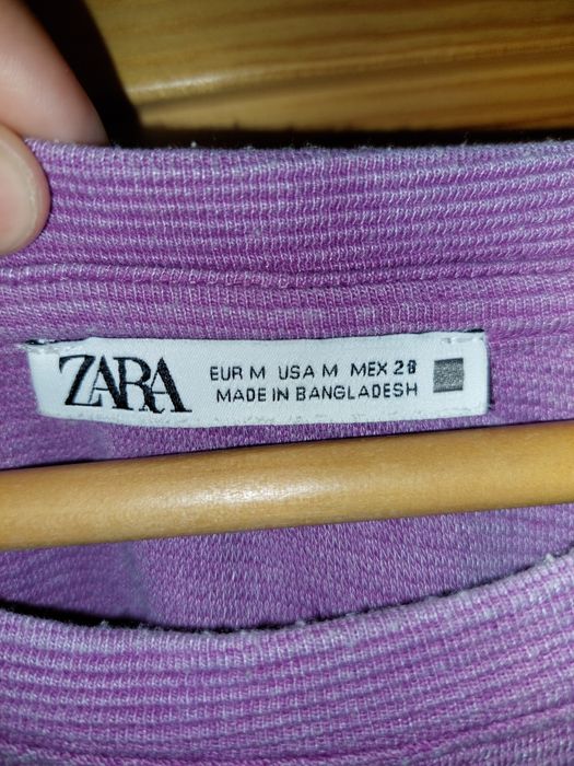 Vestido Zara M lavanda