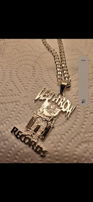 Srebrny wisiorek 2Pac Death Row pr 925