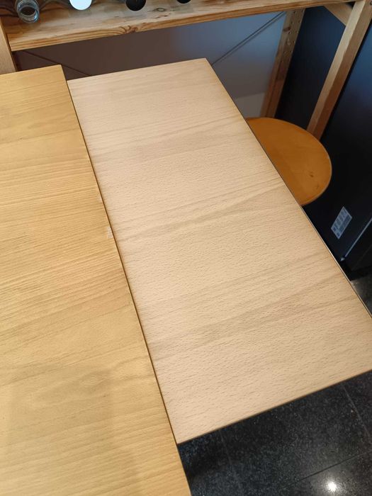 Mesa madeira extensível + 2 cadeiras | Conjunto completo de cozinha