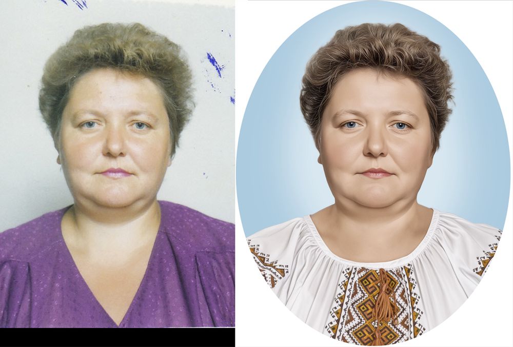 Ретуш фото для гравіювання, фотоскла та кераміки